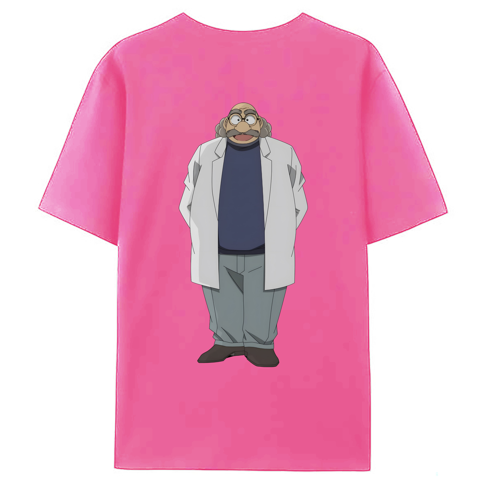 （画像用） 名探偵コナン あがさ ひろし Detective Conan Agasa Hiroshi レディース半袖Tシャツ(バックプリント)